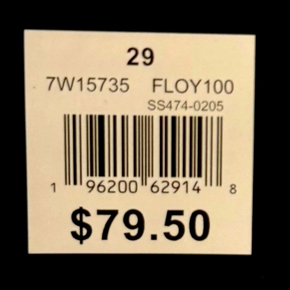 NWT Lucky Brand White Pink Floyd Frayed High Waist‎ Denim Mom Shorts Size… - Picture 9 of 15